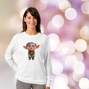 Tired Dad Christmas Elf Women's Tee