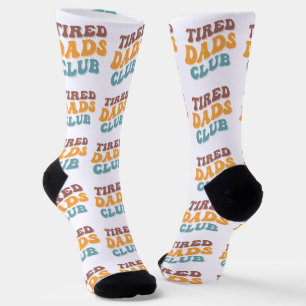 Tired Dads Club Funny Socks