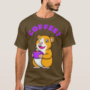 Tired Guinea Pigs Monday Office Coffee T-Shirt