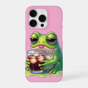 Tired Melted Frog Cute Phone Case Design