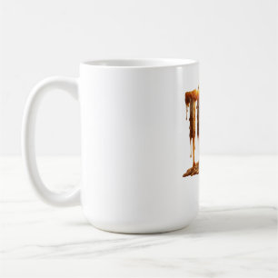Tired Melting Candle Typography Burnout Mum Nurse Coffee Mug