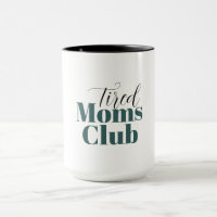 Tired moms Club Water Bottle