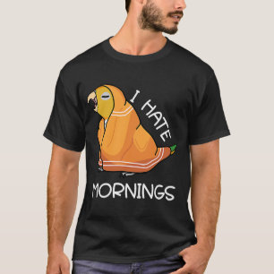Tired Parrot Hates Mornings I White bellied Caique T-Shirt