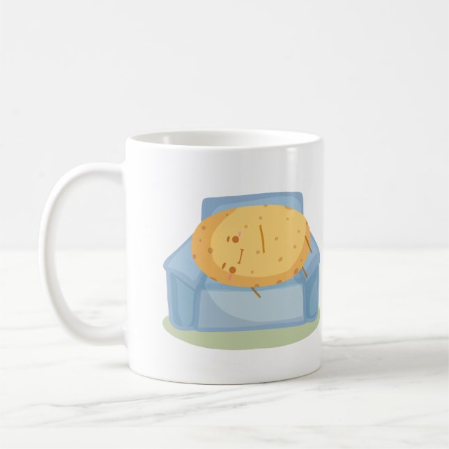 Tired Potato Coffee Mug (Left)