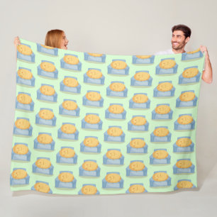 Tired Potato Fleece Blanket