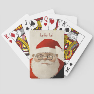 Tired Santa Playing Cards