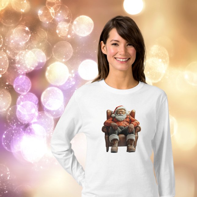 Tired Santa Women's Tee (Creator Uploaded)