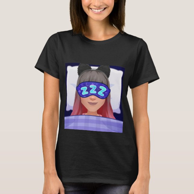 Tired-sleepy Lotus T-Shirt (Front)