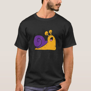 Tired Snail Let Me Sleep Snail Pajama T-Shirt