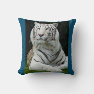 Tired Tiger Father's Day Throw Pillow