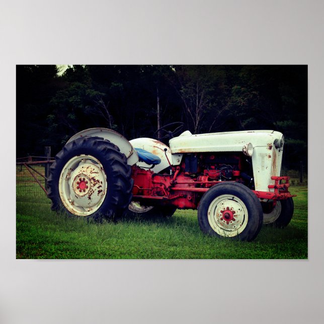 Tired Tractor Poster (Front)