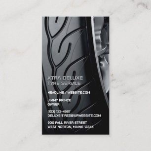 Tires Auto Repair Business Card