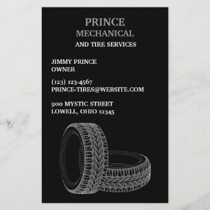 Tires Auto Repair Flyer