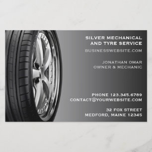 Tires Auto Repair  Flyer