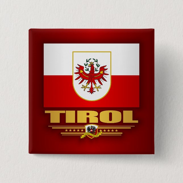 Tirol (Tyrol) 15 Cm Square Badge (Front)