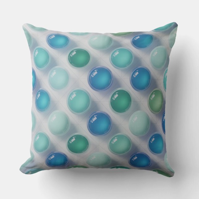 Tirta Glass Dome 3D Batik Motif Cushion (Front)