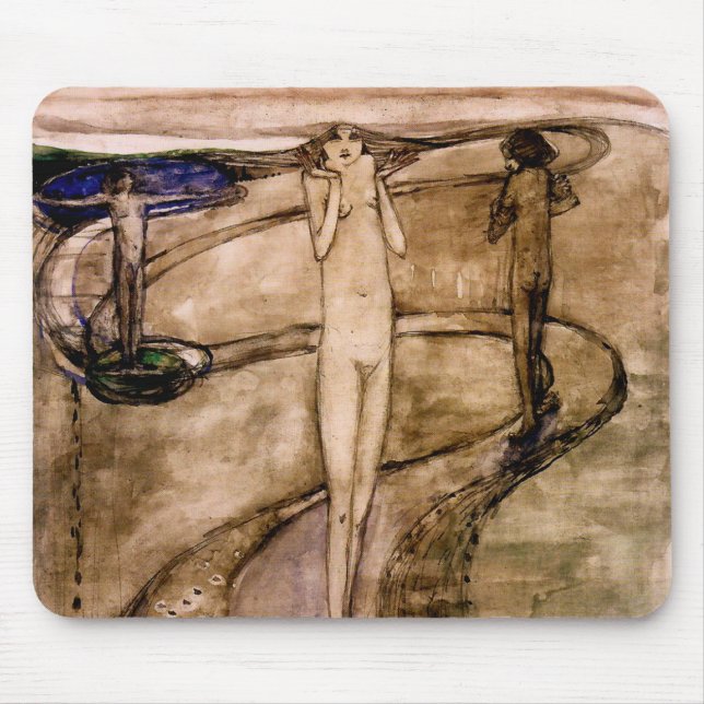 'Tis a Long Path Which Wonders to Desire Mouse Mat (Front)