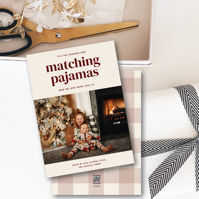 'Tis Cute Matching Pyjamas Season One Photo Card (Creator Uploaded)