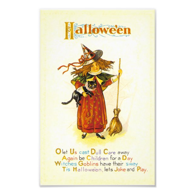 Tis Hallowe'en Photo Print (Front)