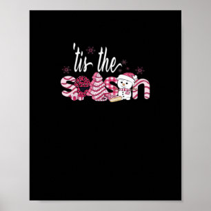 Tis Season Christmas Sweater Holiday Creative Vint Poster