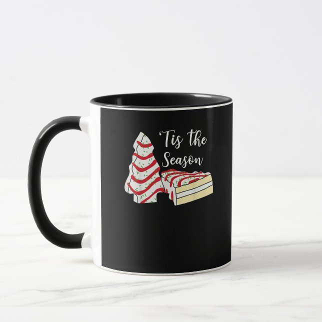 Tis Season Christmas Tree Costume Funny Graphic Mug (Left)
