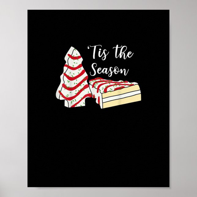 Tis Season Christmas Tree Costume Funny Graphic Poster (Front)