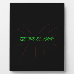 Tis Season Collection Graphic Minimal Clean Plaque