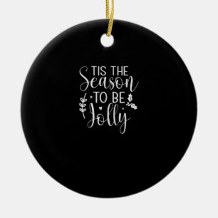 Tis Season Pumpkin Halloween Witch Hat Costume Ceramic Tree Decoration