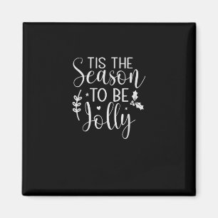 Tis Season Pumpkin Halloween Witch Hat Costume Magnet