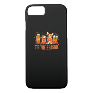 Tis Season Pumpkin Spice Latte Halloween Fall Coff iPhone 8/7 Case