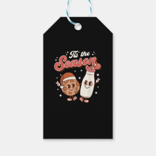 Tis Season Retro 70s 80s Vintage Groovy Cute Gift Tags