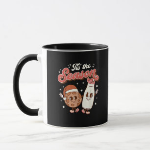 Tis Season Retro 70s 80s Vintage Groovy Cute Mug