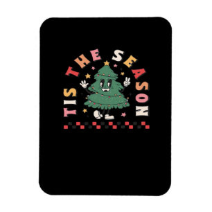 Tis Season Retro Halloween Spooky Season Fall Magnet