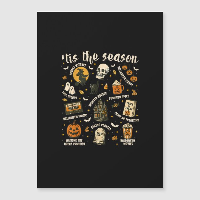 Tis Season Santa Hat Retro Vintage  (Front)