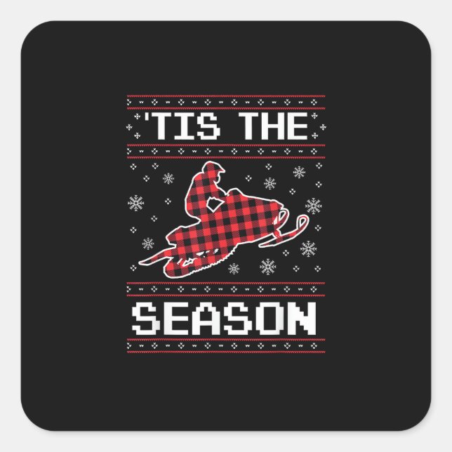 Tis Season Soccer Pumpkin Autumn Fall Thanksgiving Square Sticker (Front)