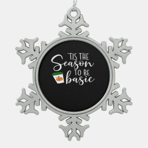 Tis Season To Engaged Engagement Announcement Snowflake Pewter Christmas Ornament
