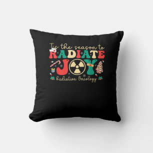Tis Season To Joy Radiation Oncology Christmas Cushion