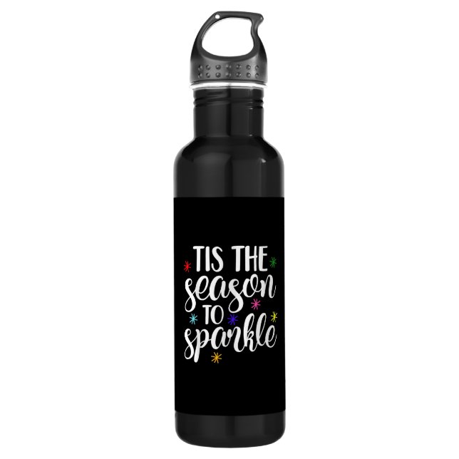 Tis Season To Sparkle Retro Classic 710 Ml Water Bottle (Front)