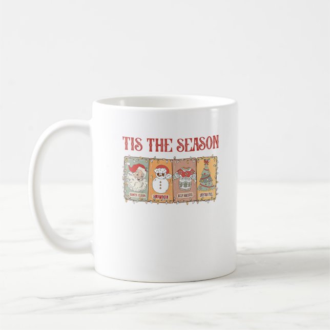 Tis Seasoning Crawfish Boil Seafood Party Lobster Coffee Mug (Left)