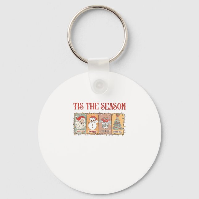 Tis Seasoning Crawfish Boil Seafood Party Lobster Key Ring (Front)