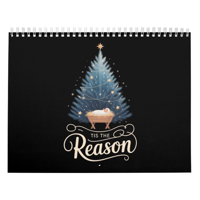 Tis The Reason Christian Religious Christmas Bible Calendar (Cover)