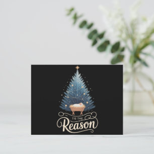 Tis The Reason Christian Religious Christmas Bible Holiday Postcard