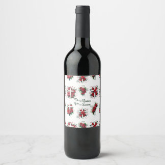 Tis The Reason For The Season Wine Label