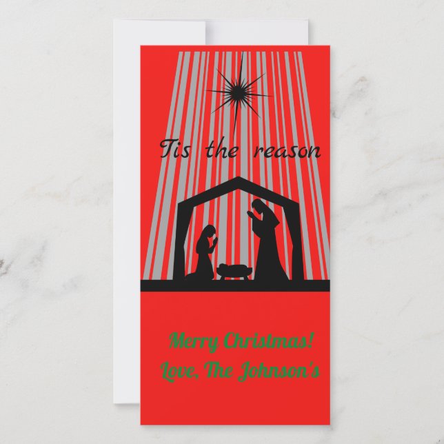 Tis the reason holiday card (Front)