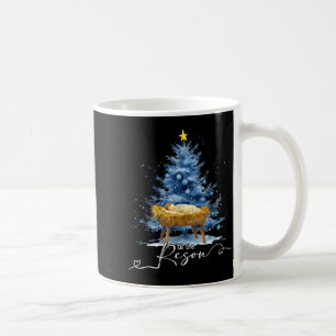Tis The Reason Jesu Christian Christmas Tree Nativ Coffee Mug