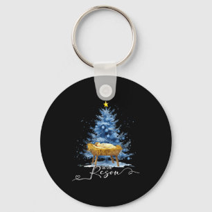 Tis The Reason Jesu Christian Christmas Tree Nativ Key Ring