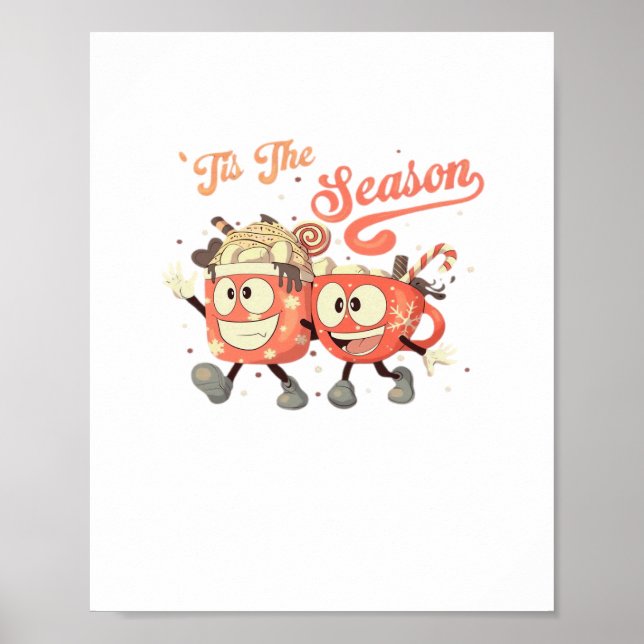Tis The Season Art Treats With Retro Charm Poster (Front)