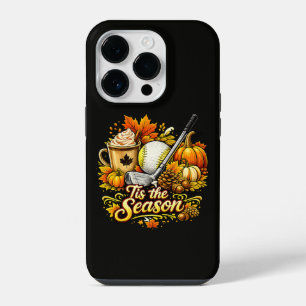 Tis The Season Autumn Golf Pumpkin Spice Coffee iPhone 14 Pro Case