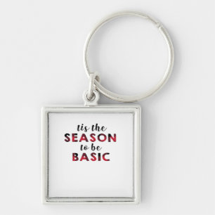 Tis The Season Basic Design Key Ring