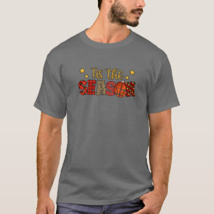 Tis The Season Basketball Christmas Basketball Pla T-Shirt